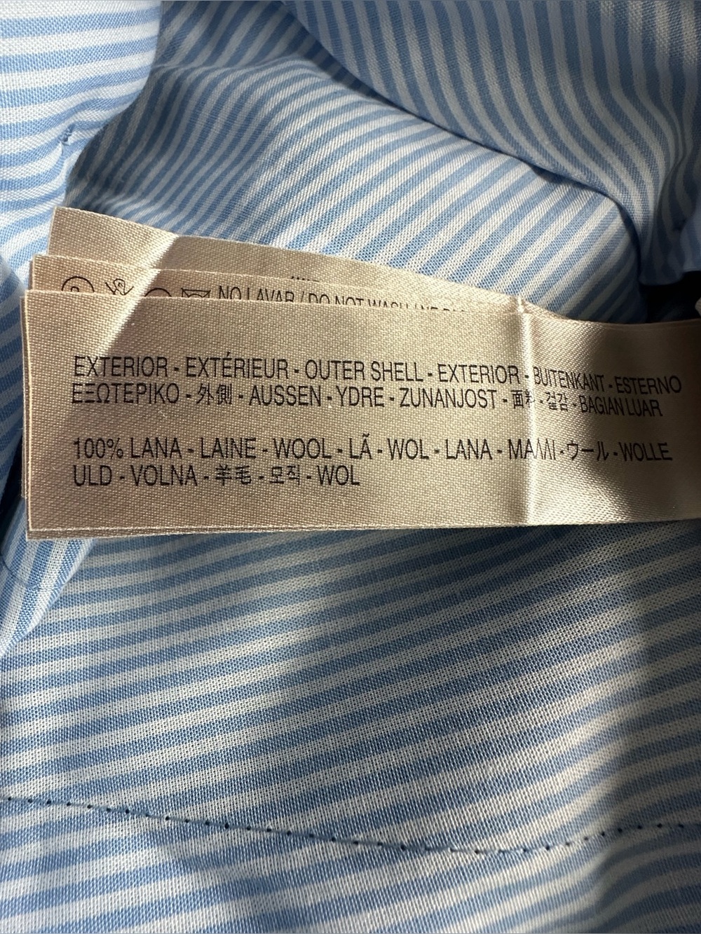 Massimo Dutti Men’s Navy Super 120’s Wool Dress Pants Size 31 NWT - Picture 10 of 16